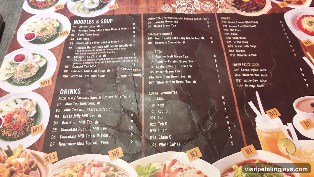 Restaurant Menu Board