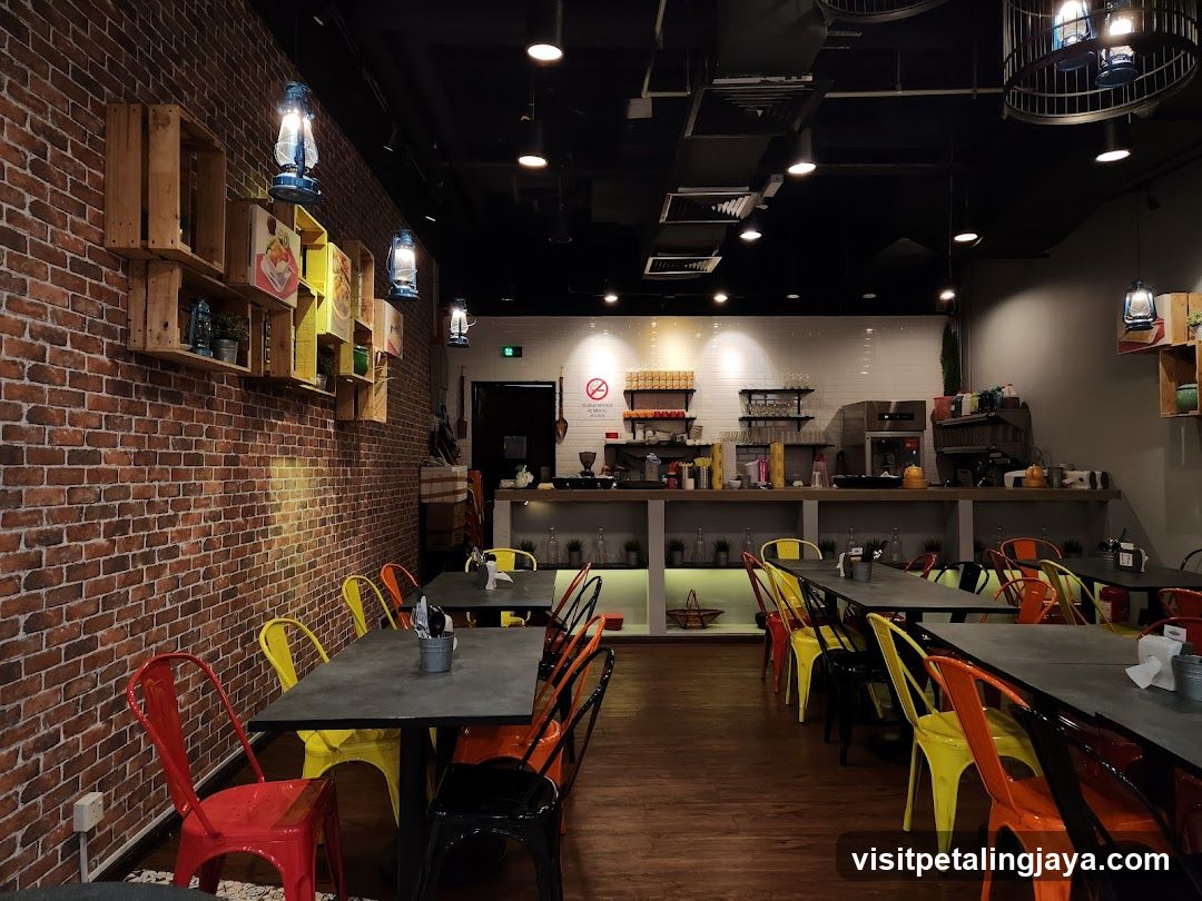Colorful Restaurant Interior