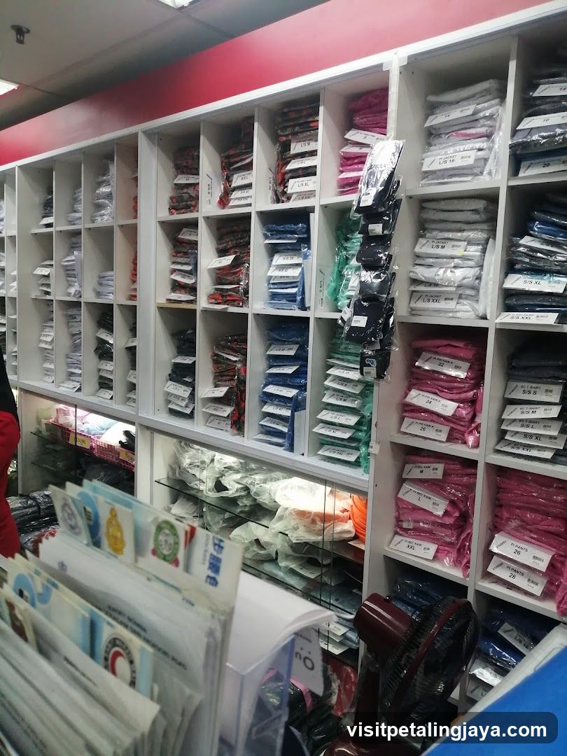 Store Interior with Shelves and Products