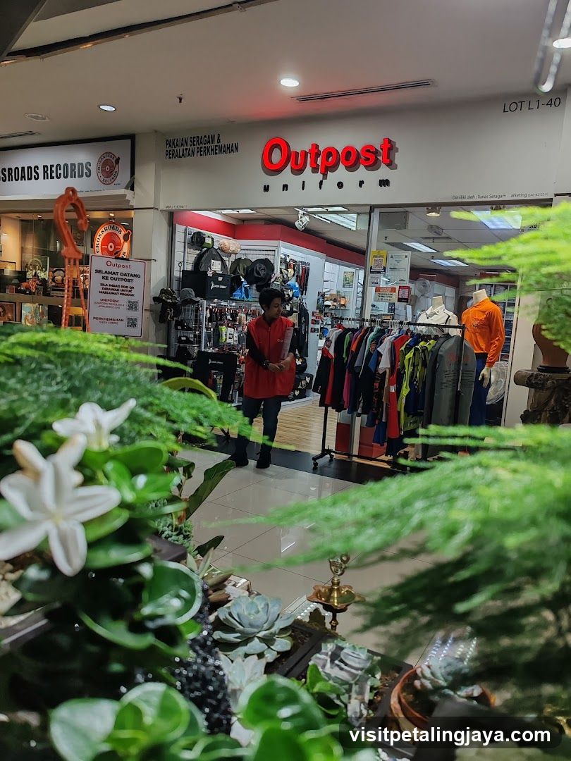Outpost Uniform Store Interior View
