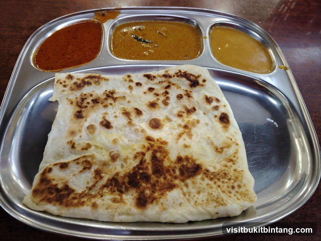 Roti Canai with Curries