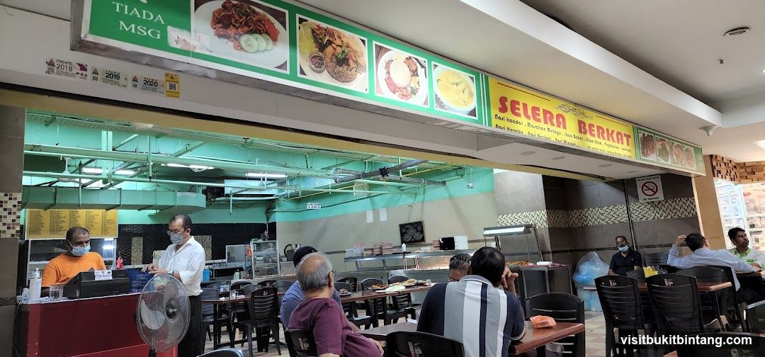Restaurant Interior with Food Displays