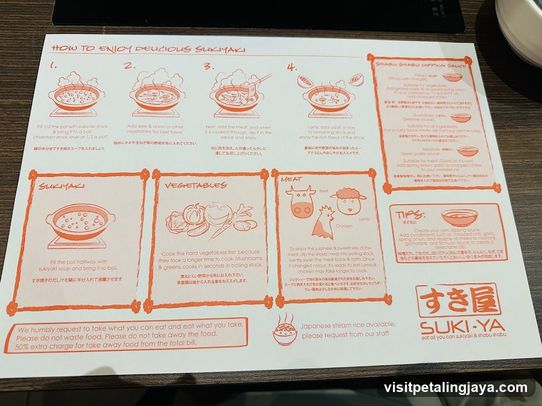 Sukiya Menu Guide