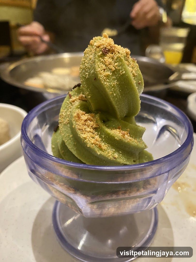 Matcha Dessert with Crumbs