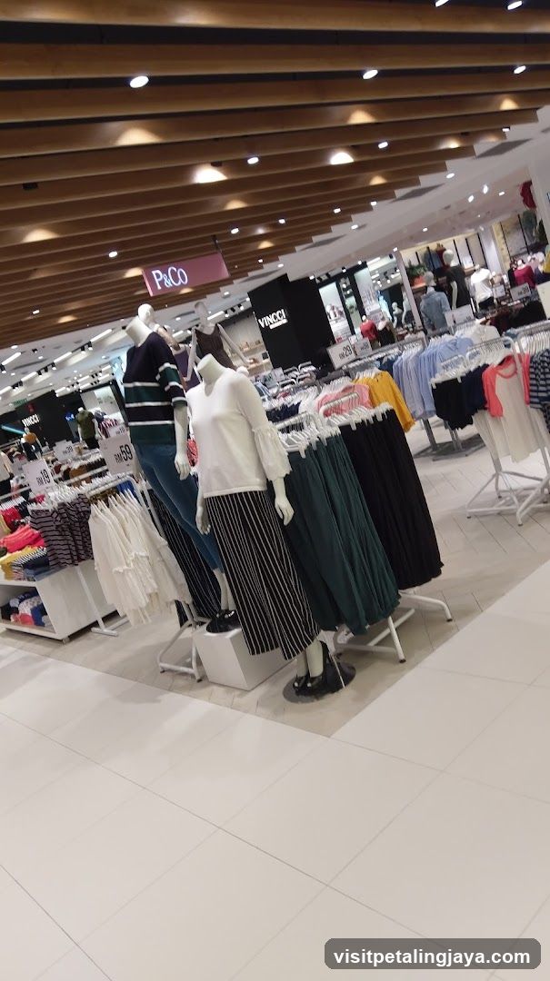 Clothing Store Interior Display