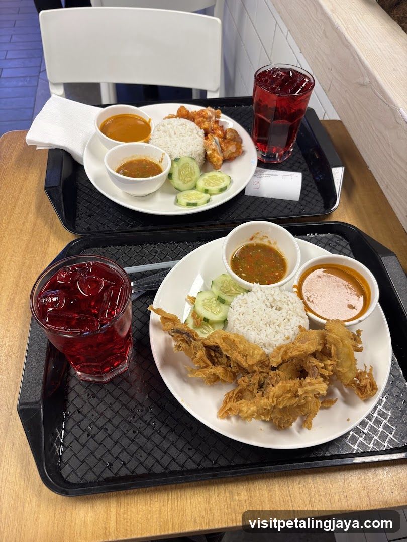Fried Chicken Rice Meal