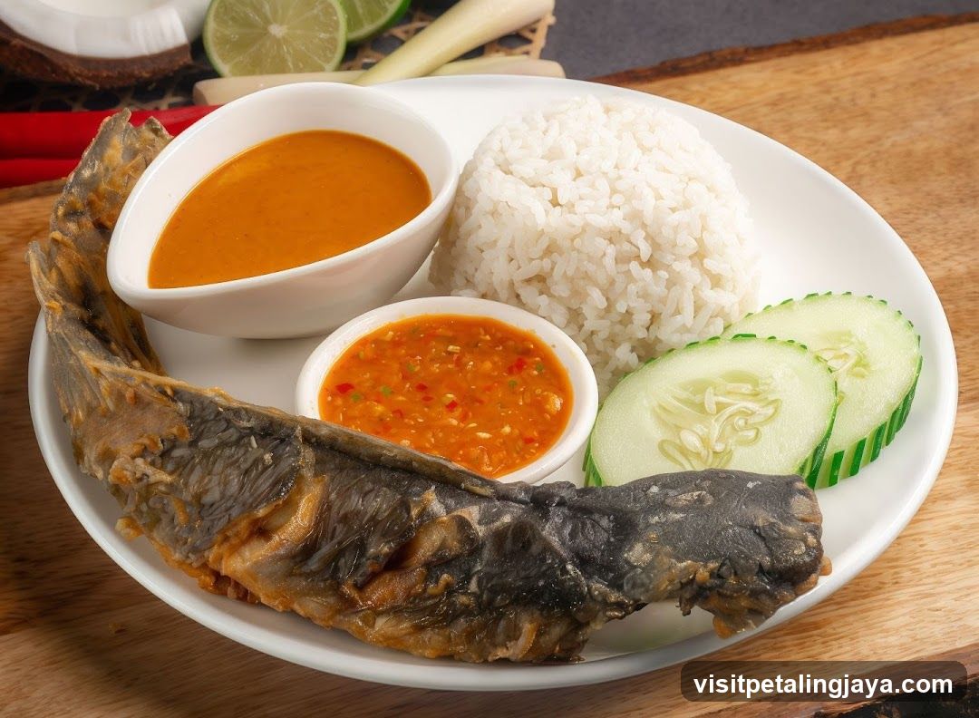 Grilled Fish with Rice and Sauces