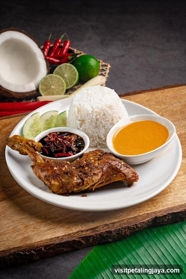 Chicken with Rice and Sauces
