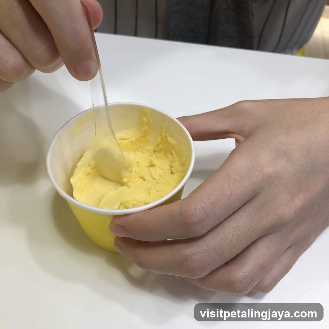 Yellow Ice Cream Scoop