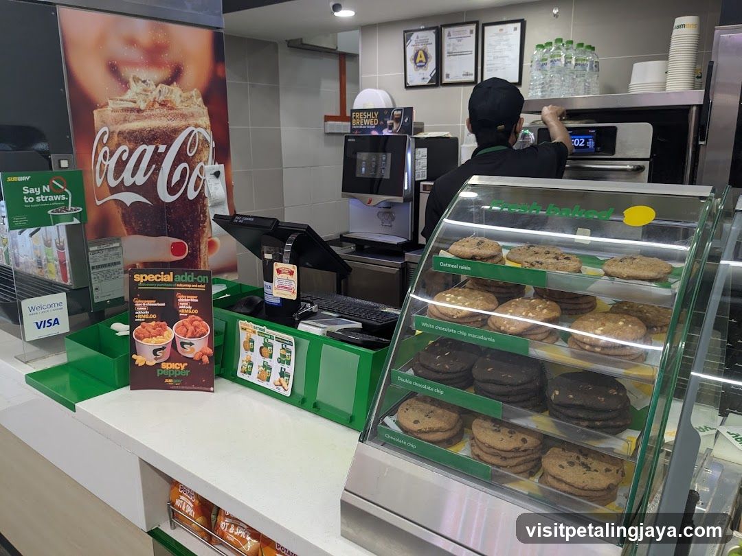 Fast Food Counter Interior