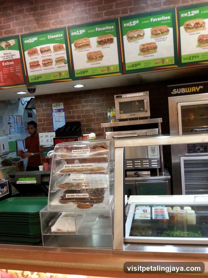 Subway Sandwich Shop Interior