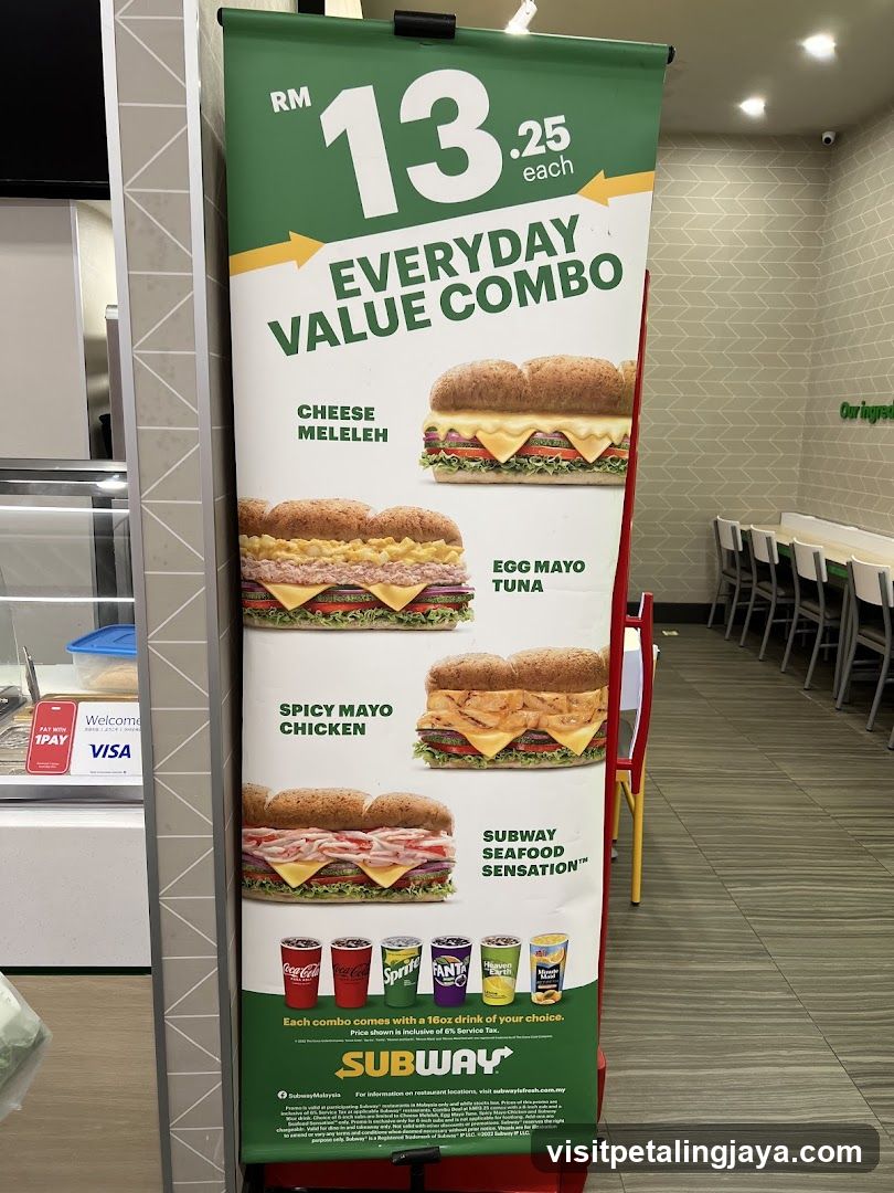 Subway Everyday Value Combo Ad