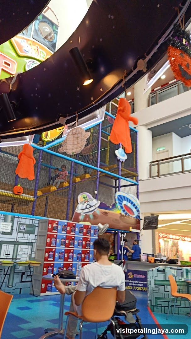 Indoor Play Area with Space Theme
