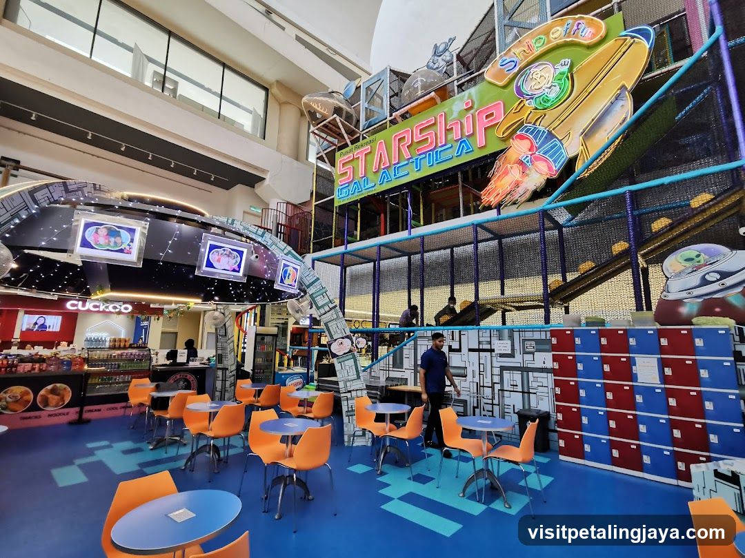 Starship Galactica Play Area & Cuckoo Cafe Interior