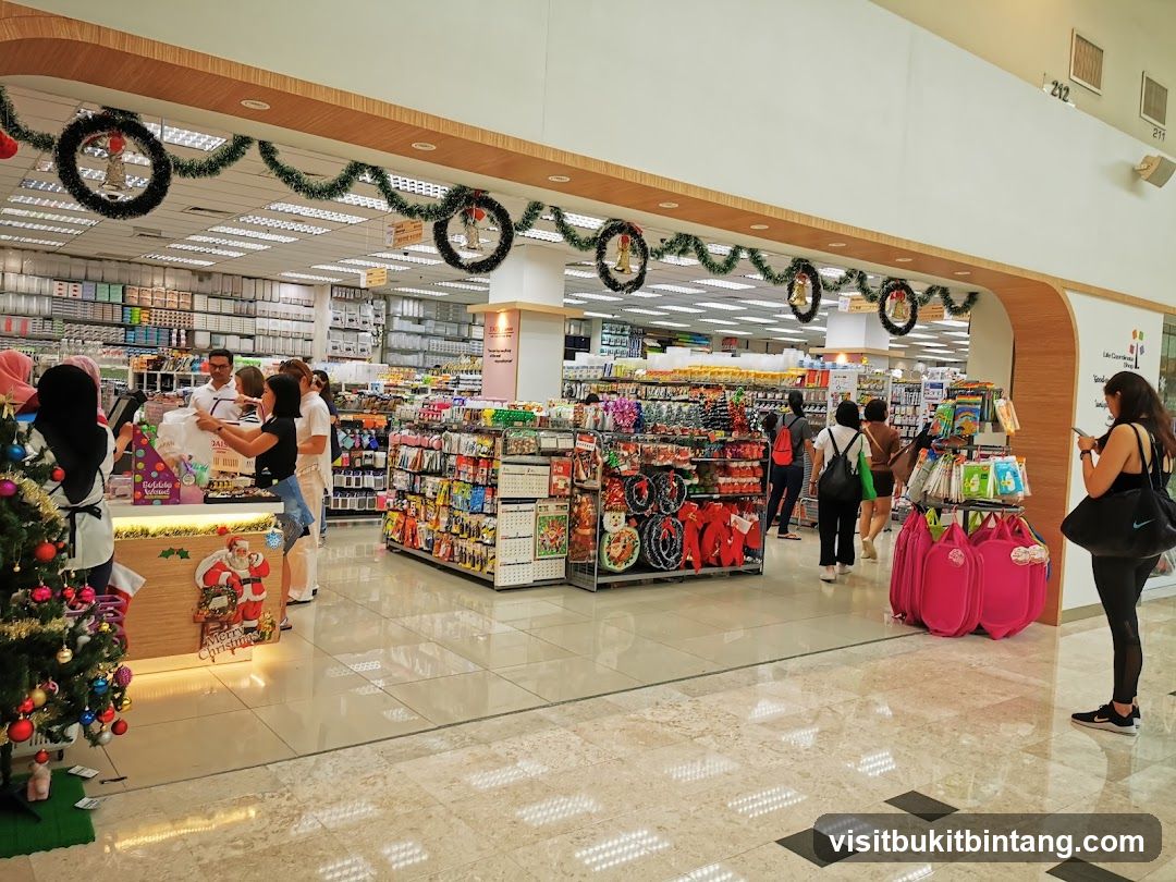 Christmas Decorations in a Store