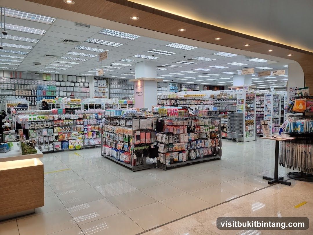 Interior of a retail store