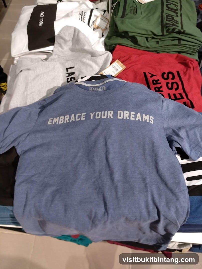 T-shirts with slogans