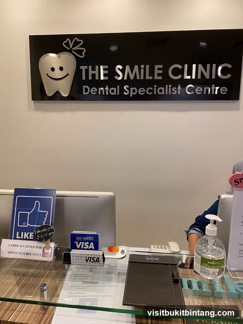 The Smile Clinic Reception Desk