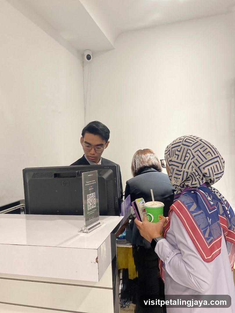 Customer at Counter