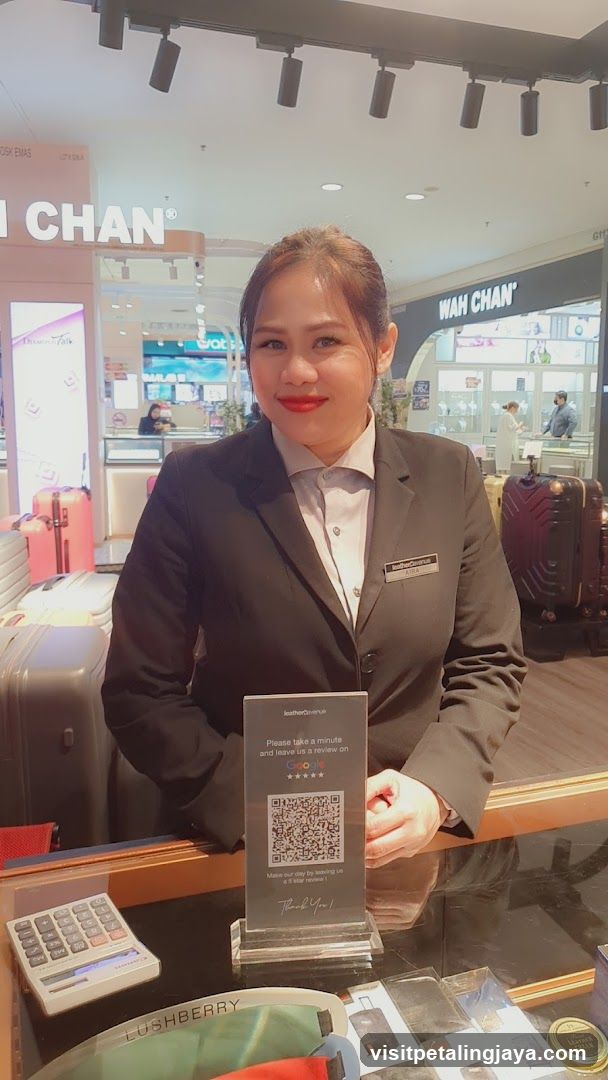 Staff Member at Counter