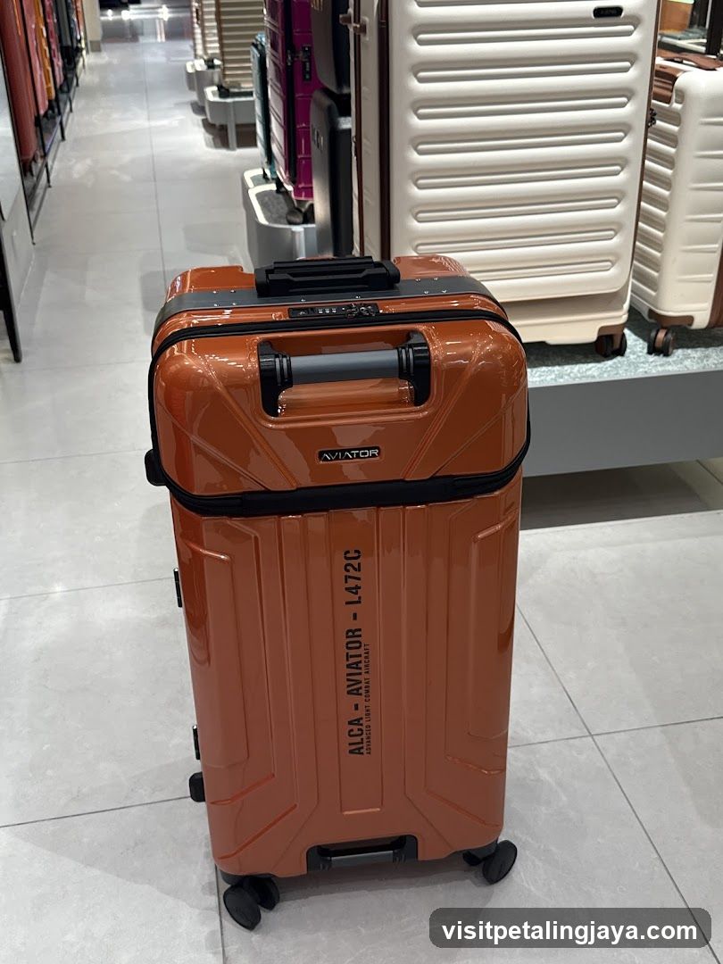 Luggage Display in Store