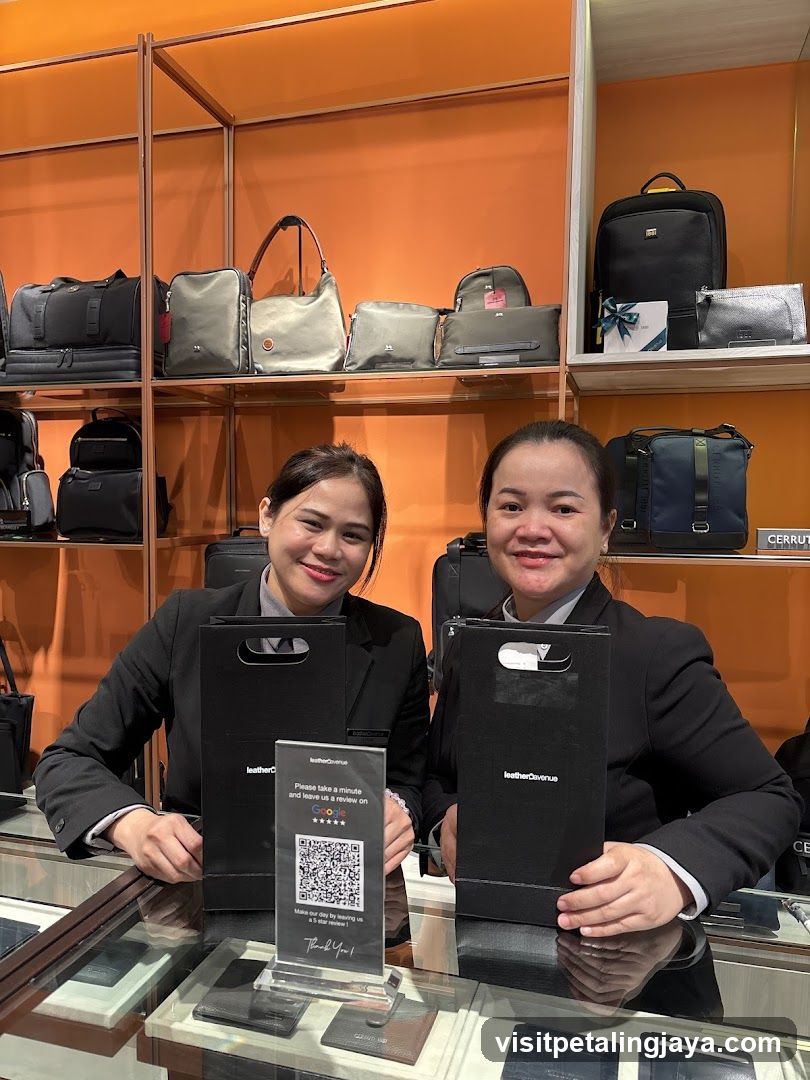 Staff with Shopping Bags in Store