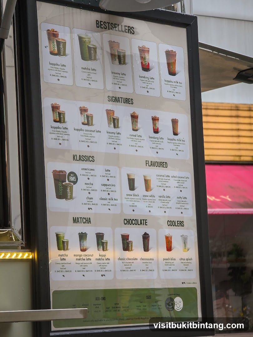 Koppiku Menu