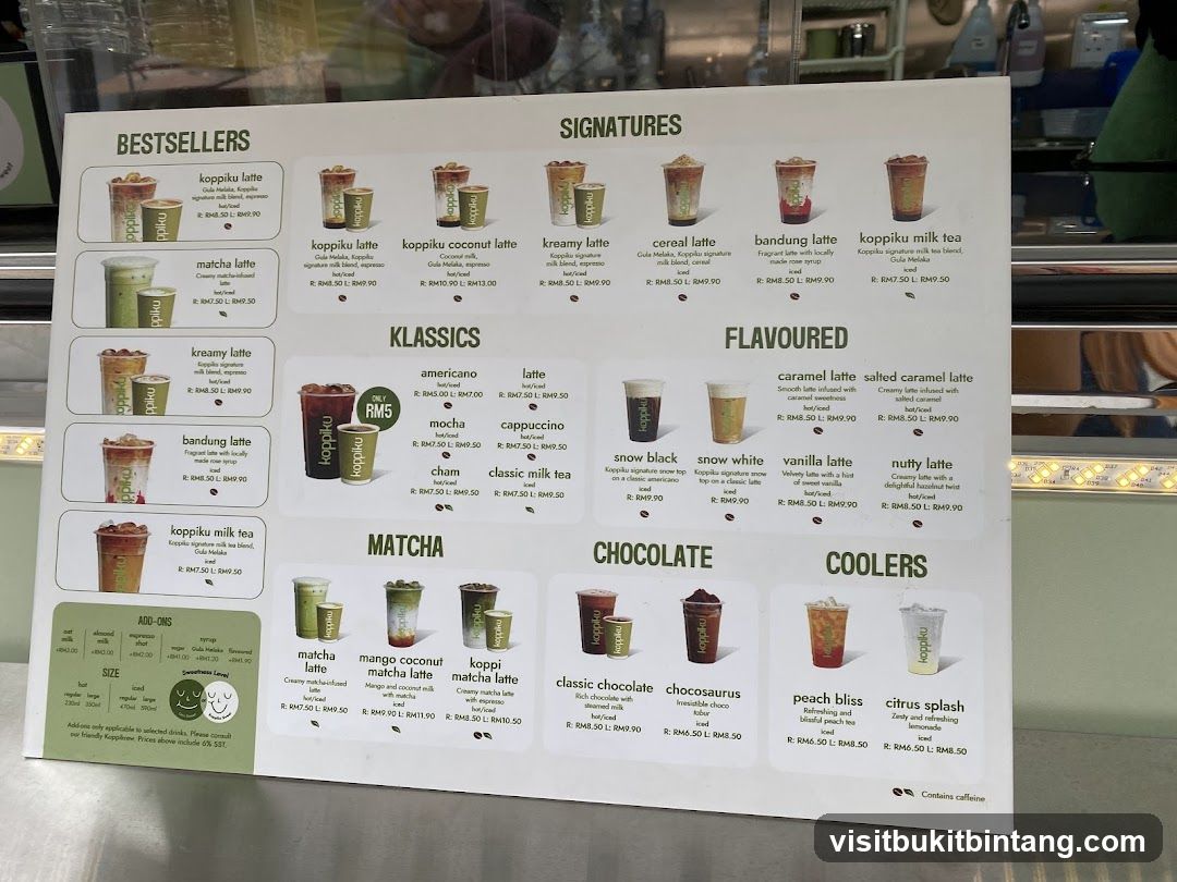 Koppiku Menu