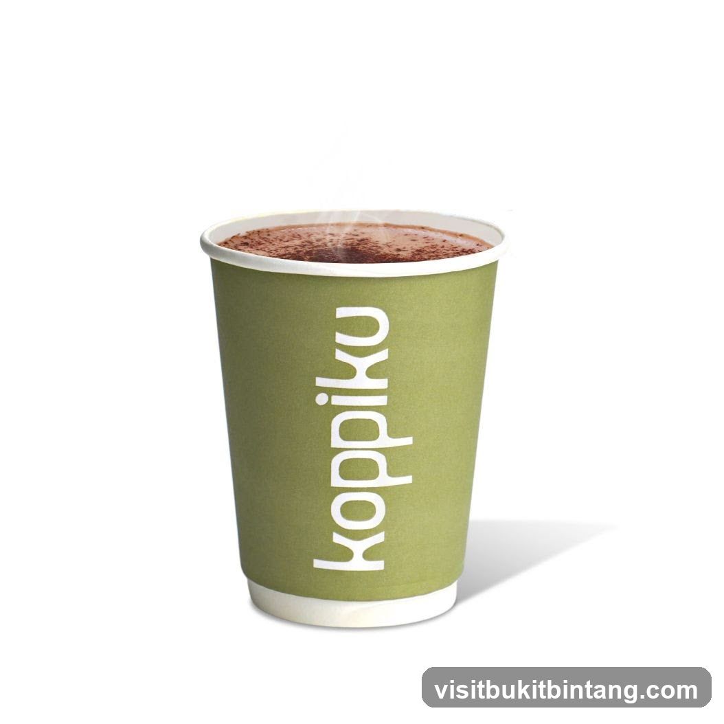 Hot Beverage in a Branded Cup