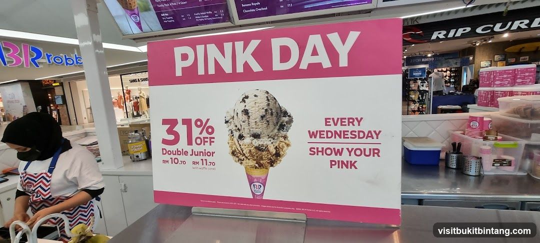 Baskin Robbins Pink Day Promotion