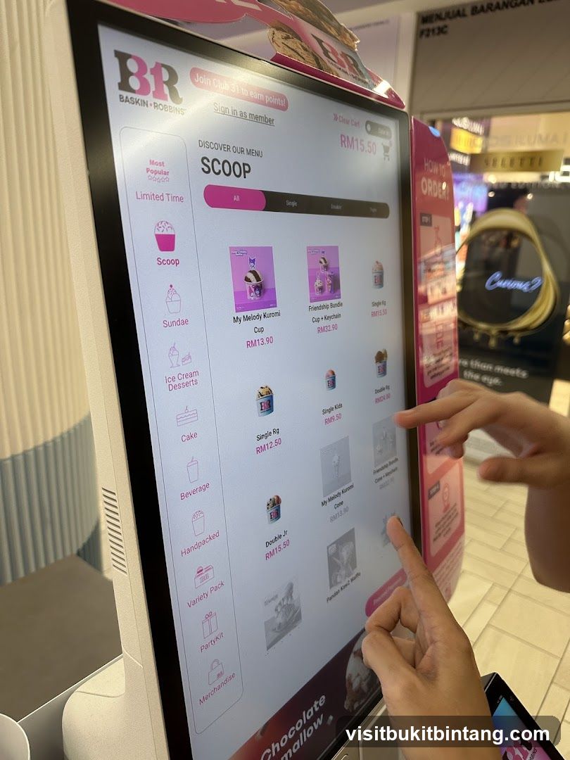 Baskin Robbins Menu