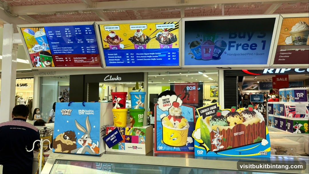 Baskin Robbins Ice Cream Display