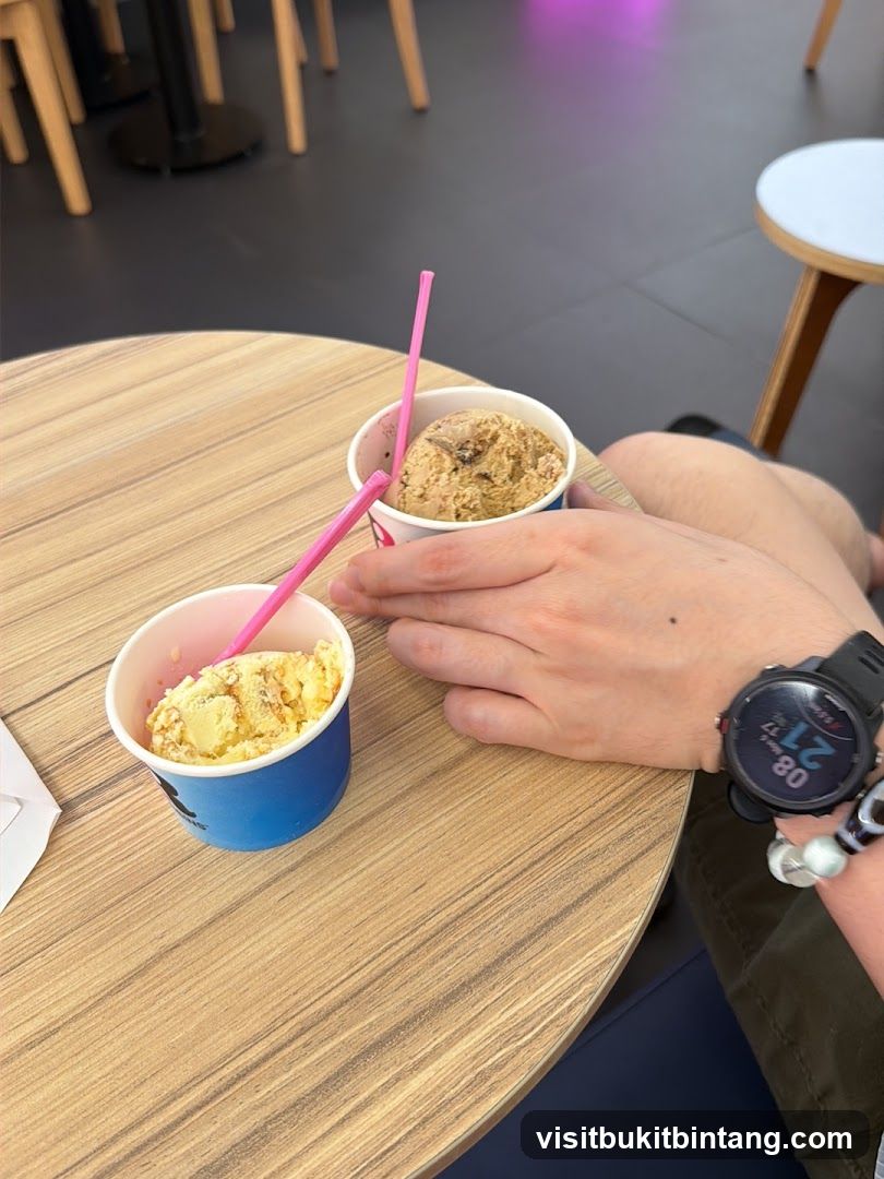 Ice Cream Cups on Table