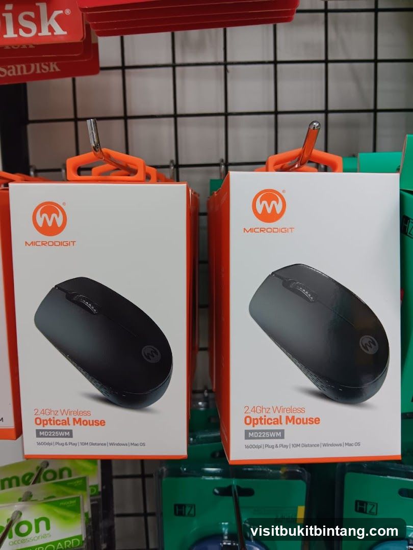 Microdigit Optical Mouse Packaging