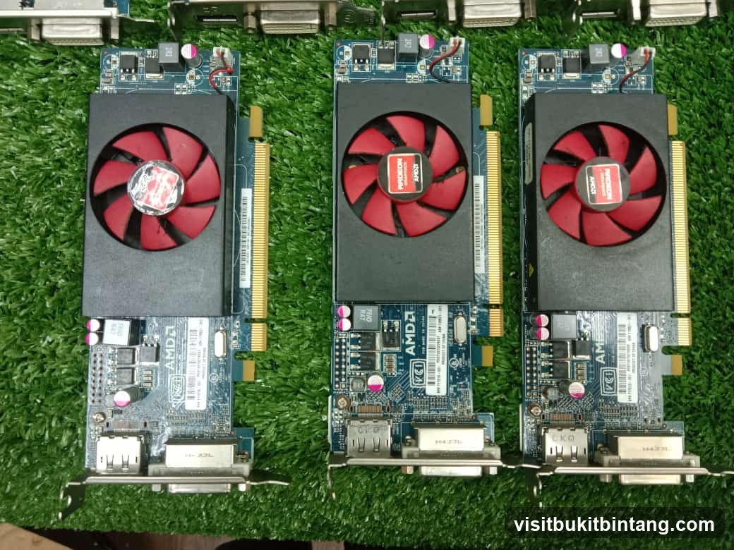 Three AMD Radeon Graphics Cards