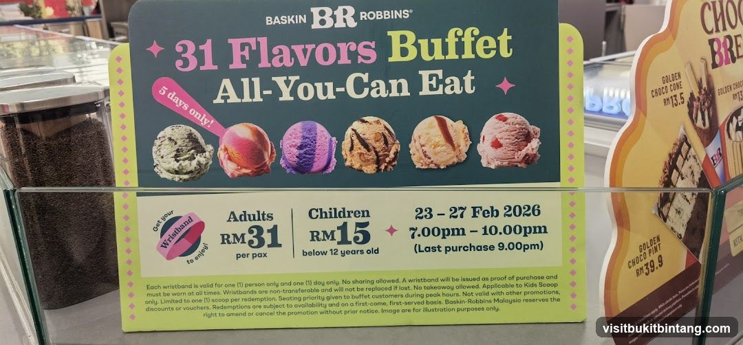 Baskin Robbins 31 Flavors Buffet
