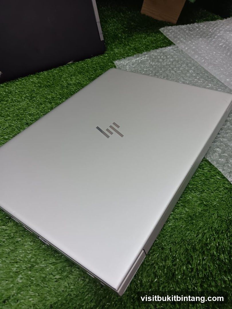 Silver HP Laptop