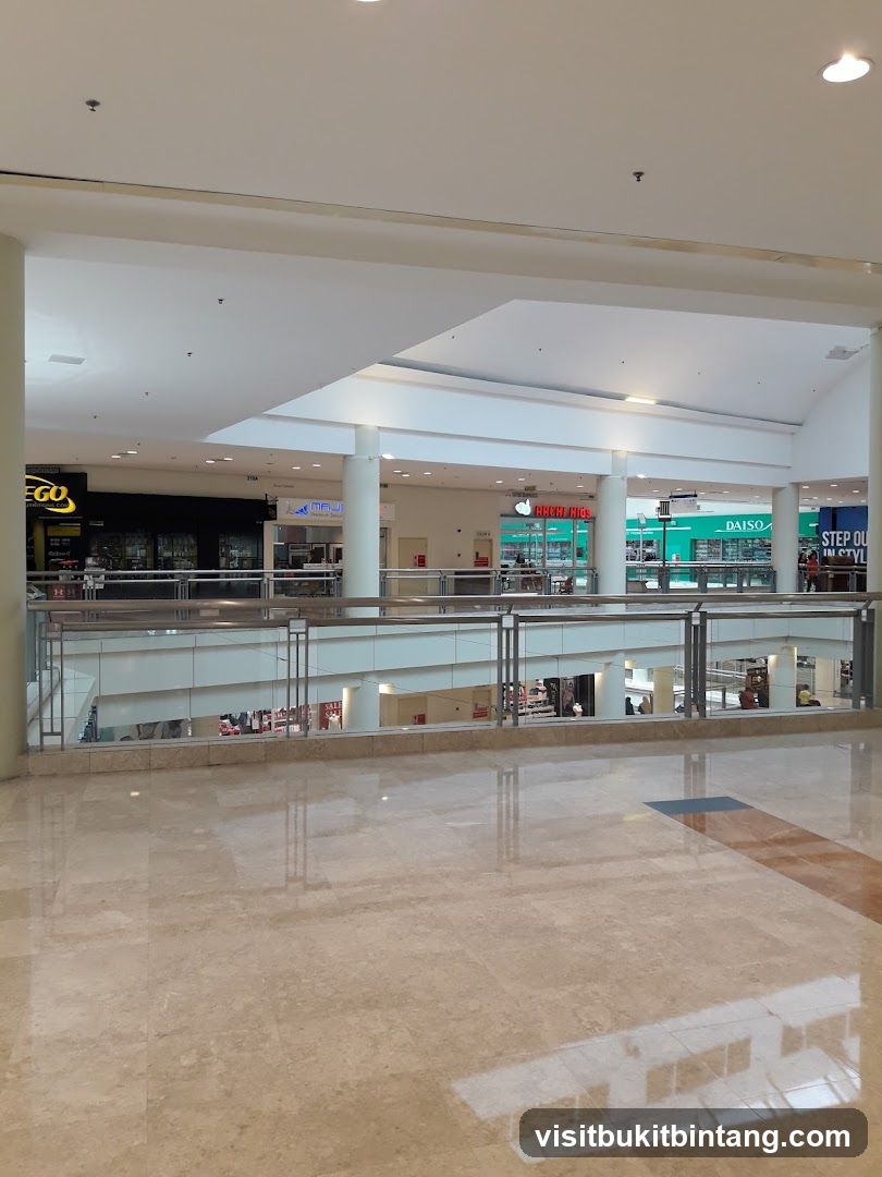 Mall Interior with Shops