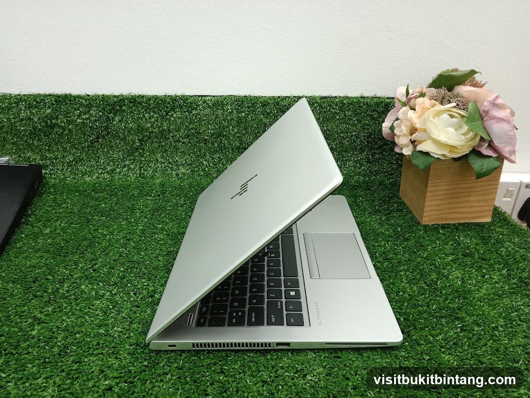 Silver HP EliteBook Laptop