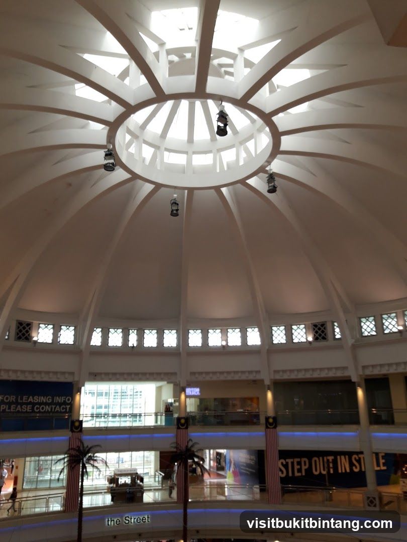 Interior of a large dome-shaped building