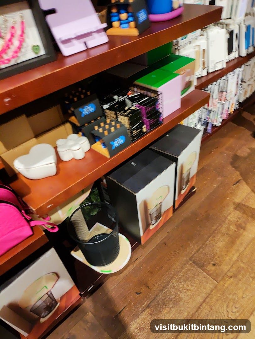 Store Shelves with Various Products