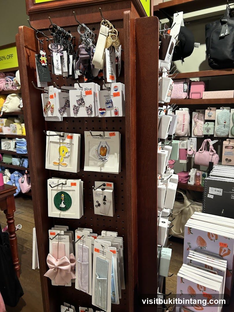 Store Display of Accessories