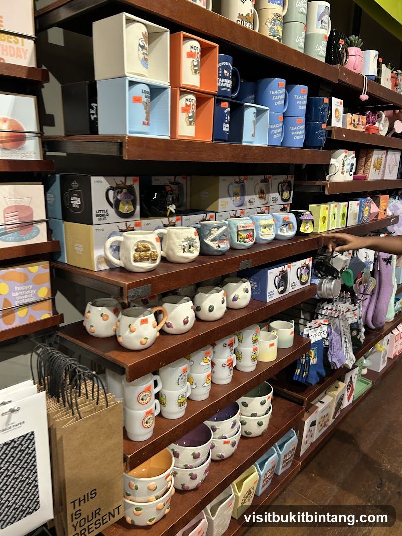 Mugs and Bowls Display