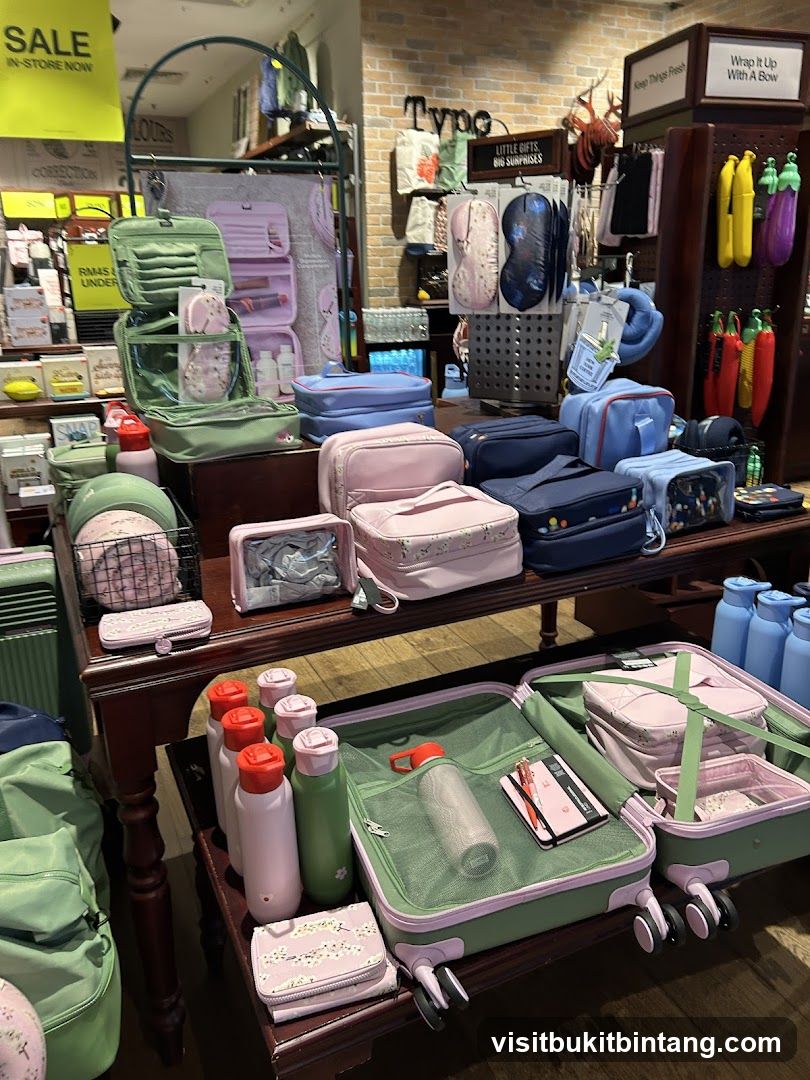 Travel Accessories Display