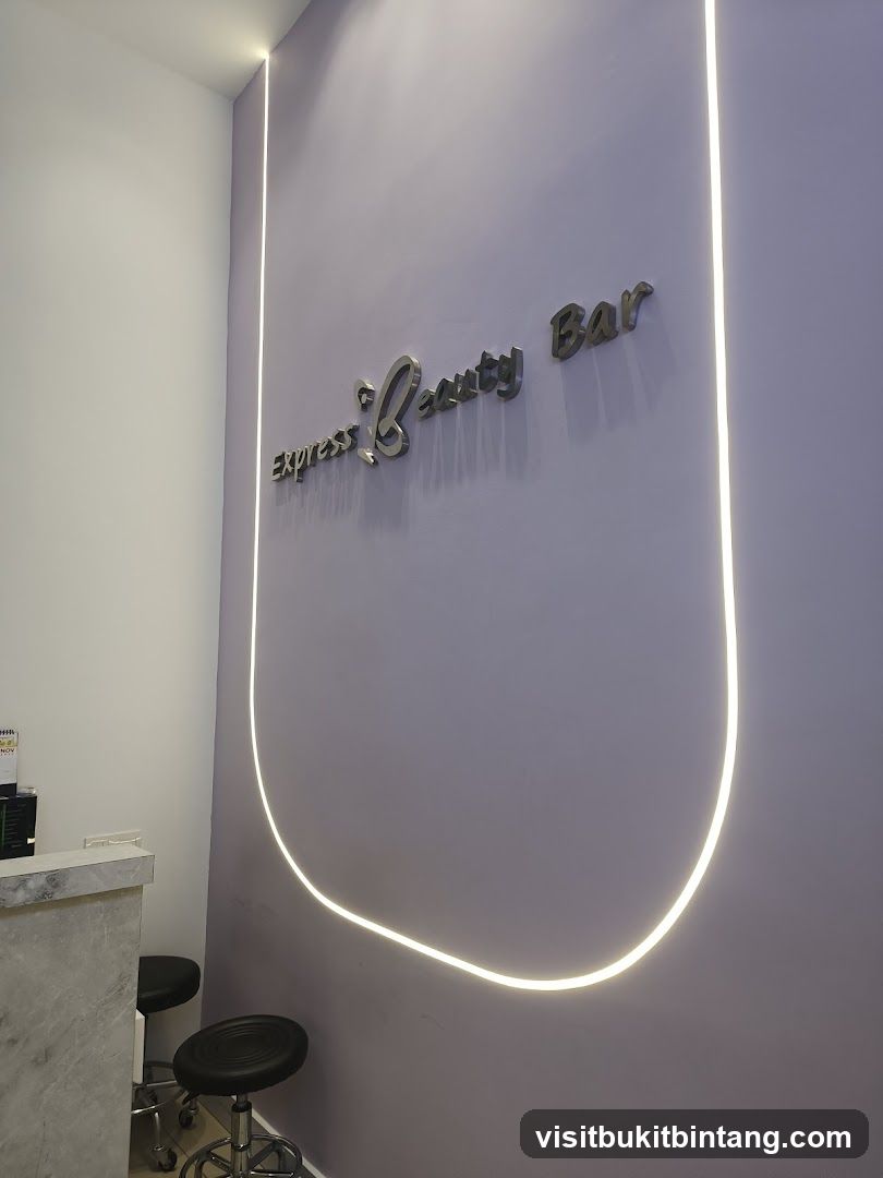 Express Beauty Bar Interior