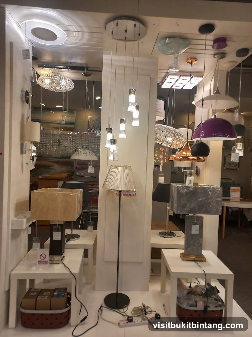 Lighting Store Display