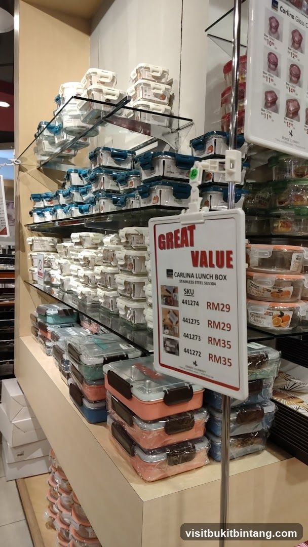 Storage Containers Display