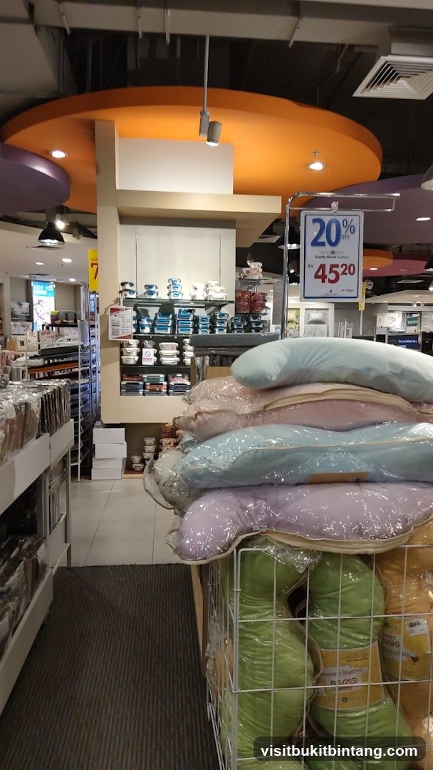Store Interior with Pillows and Housewares