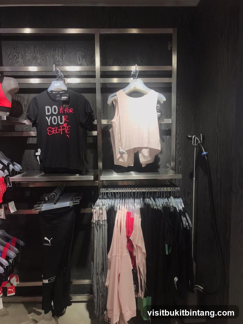 Athletic Apparel Display