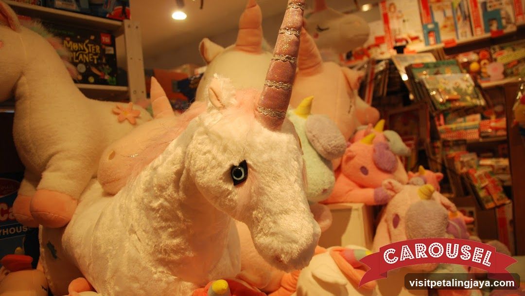 Unicorn Stuffed Animals Display